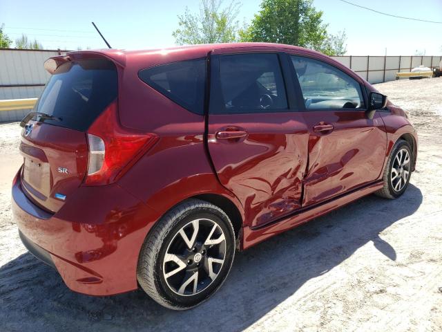 3N1CE2CP4FL423438 - 2015 NISSAN VERSA NOTE S RED photo 3