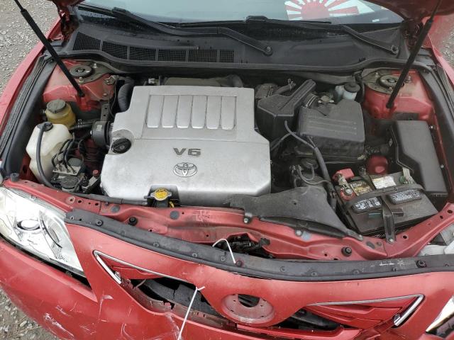 4T1BK46K78U070016 - 2008 TOYOTA CAMRY LE RED photo 11