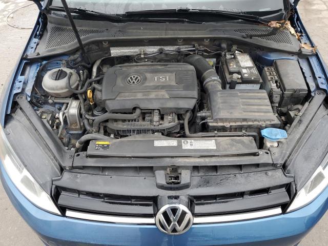 3VW217AUXFM029945 - 2015 VOLKSWAGEN GOLF BLUE photo 11