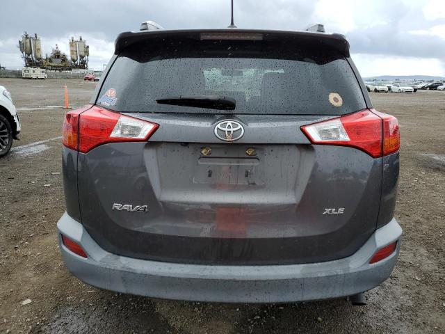 2T3WFREV2FW196108 - 2015 TOYOTA RAV4 XLE GRAY photo 6