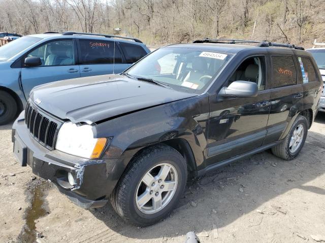 1J4GR48K06C350697 - 2006 JEEP GRAND CHER LAREDO BLACK photo 1