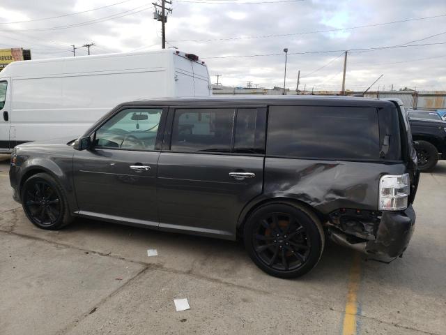 2FMGK5C81KBA34582 - 2019 FORD FLEX SEL GRAY photo 2