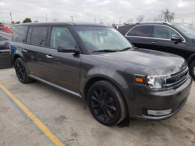 2FMGK5C81KBA34582 - 2019 FORD FLEX SEL GRAY photo 4