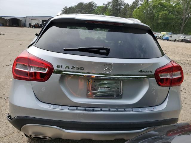 WDCTG4GB8KU007940 - 2019 MERCEDES-BENZ GLA 250 4MATIC SILVER photo 6