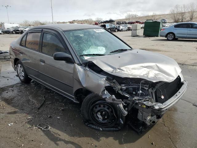 1HGES16385L005221 - 2005 HONDA CIVIC DX VP Մոխրագույն լուսանկար 4