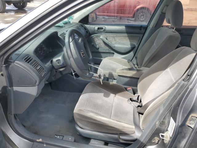1HGES16385L005221 - 2005 HONDA CIVIC DX VP Մոխրագույն լուսանկար 7