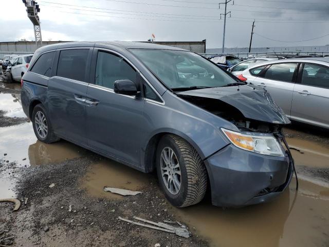 5FNRL5H64CB037384 - 2012 HONDA ODYSSEY EXL GRAY photo 4