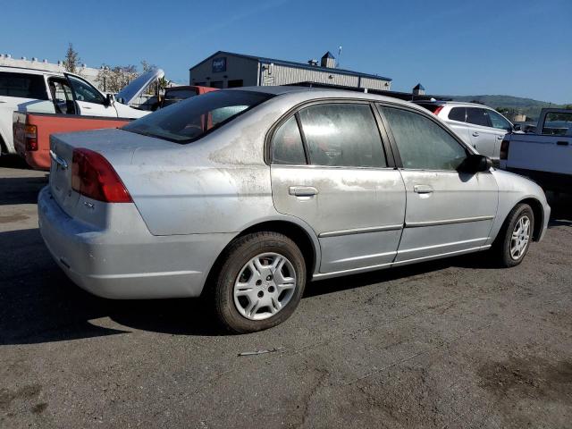 2HGES16502H529232 - 2002 HONDA CIVIC LX SILVER photo 3