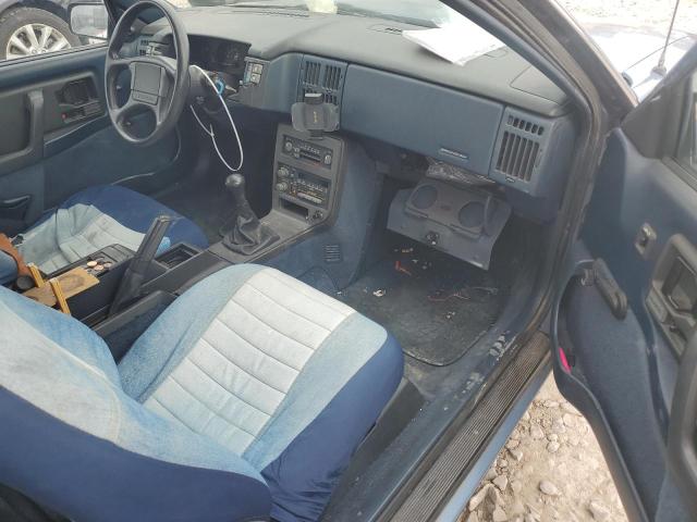 1G2NE14U2MC563683 - 1991 PONTIAC GRAND AM LE BLUE photo 8