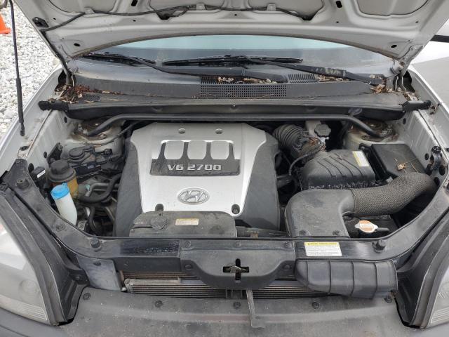 KM8JN72D45U076248 - 2005 HYUNDAI TUCSON GLS SILVER photo 12