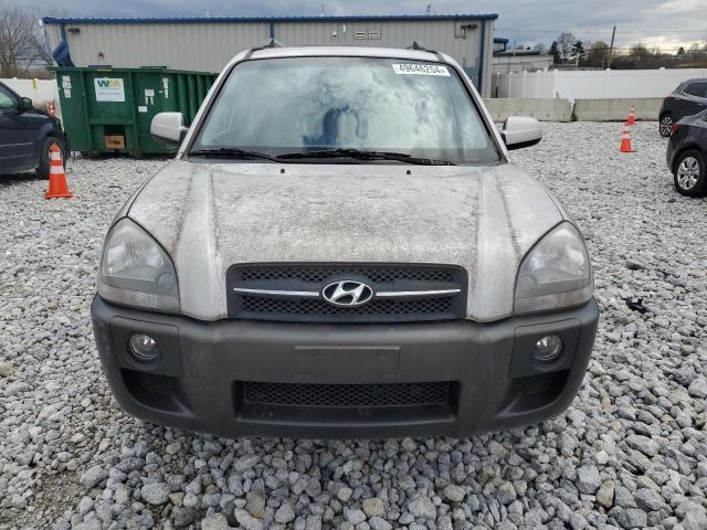 KM8JN72D45U076248 - 2005 HYUNDAI TUCSON GLS SILVER photo 5