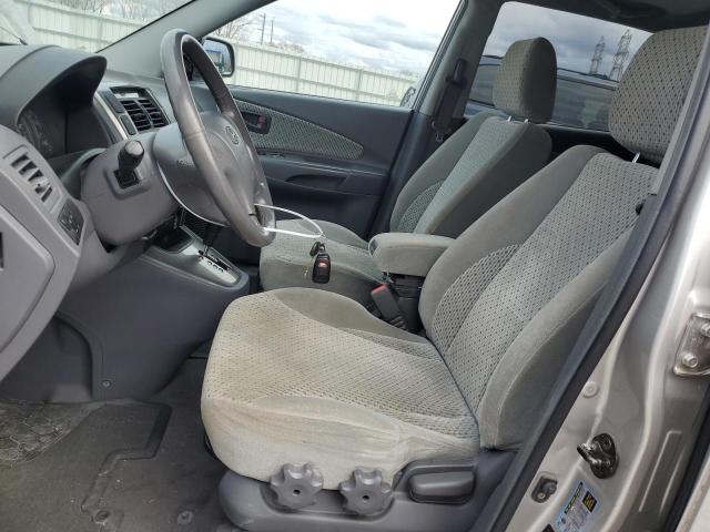 KM8JN72D45U076248 - 2005 HYUNDAI TUCSON GLS SILVER photo 7