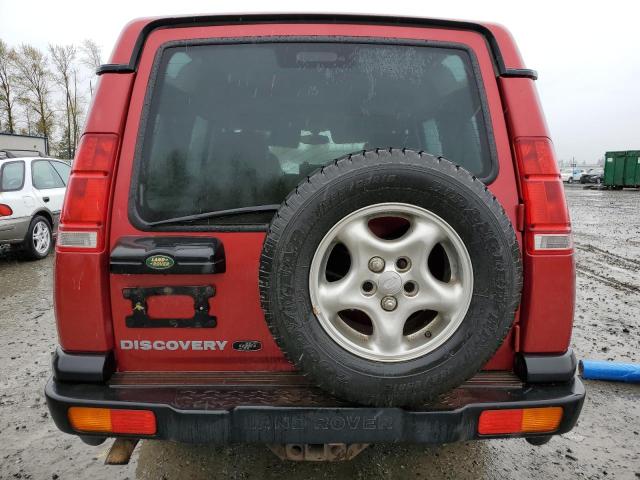 SALTY1246XA906419 - 1999 LAND ROVER DISCOVERY RED photo 6