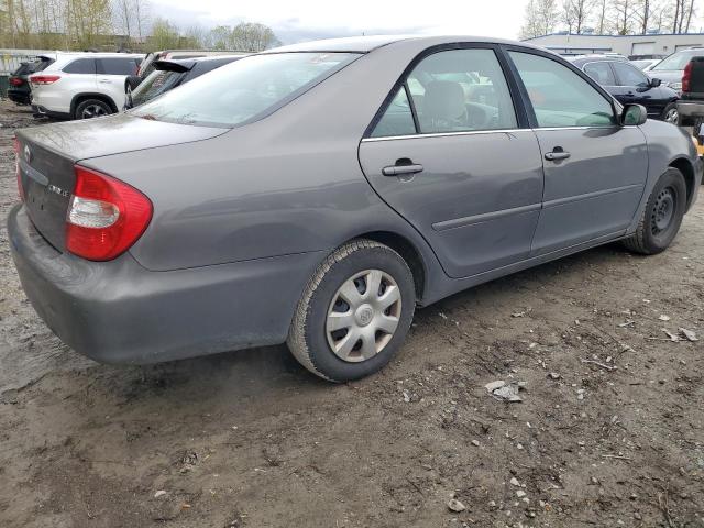 4T1BE32K64U834147 - 2004 TOYOTA CAMRY LE GRAY photo 3