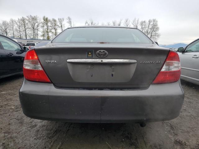 4T1BE32K64U834147 - 2004 TOYOTA CAMRY LE GRAY photo 6