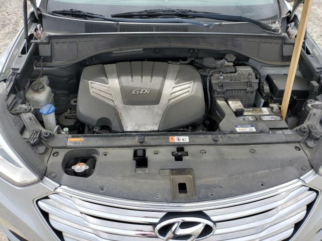 KM8SM4HF5GU164839 - 2016 HYUNDAI SANTA FE SE SILVER photo 11