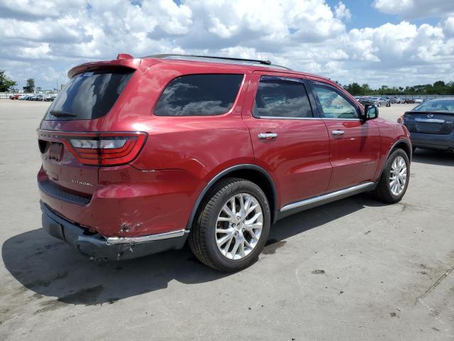 1C4RDHEG9FC810072 - 2015 DODGE DURANGO CITADEL RED photo 3