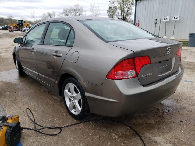 1HGFA16876L146396 - 2006 HONDA CIVIC EX GRAY photo 2