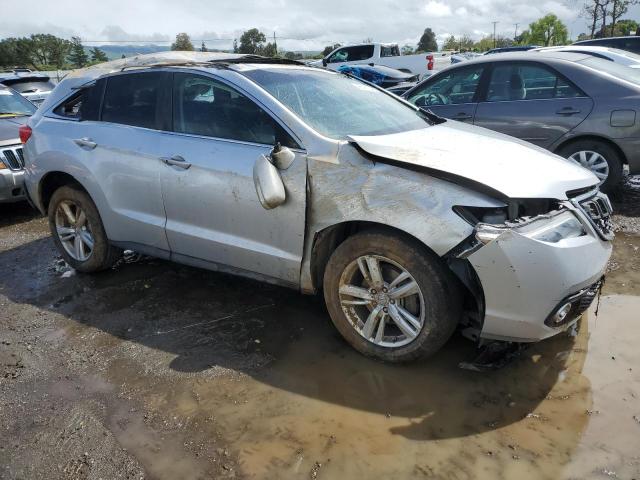 5J8TB4H5XFL001275 - 2015 ACURA RDX TECHNOLOGY SILVER photo 4