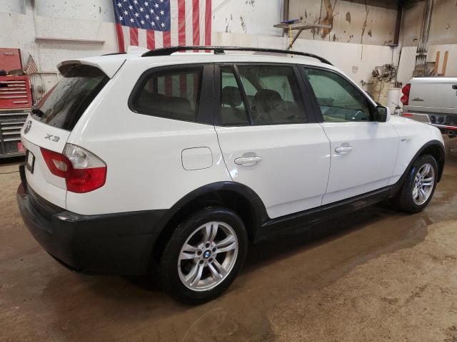 WBXPA93465WD11103 - 2005 BMW X3 3.0I WHITE photo 3