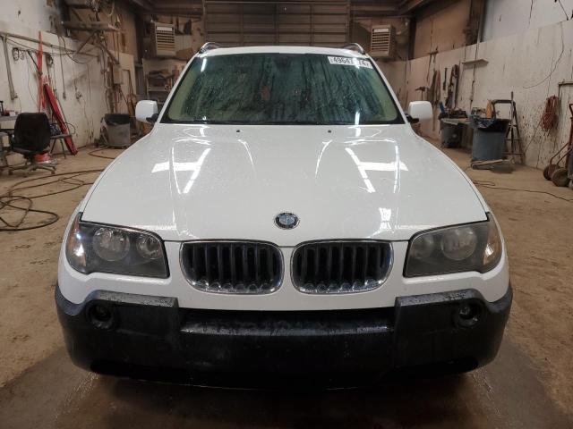 WBXPA93465WD11103 - 2005 BMW X3 3.0I WHITE photo 5