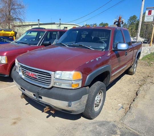 1GTHK29U72E301756 - 2002 GMC SIERRA K2500 HEAVY DUTY RED photo 2