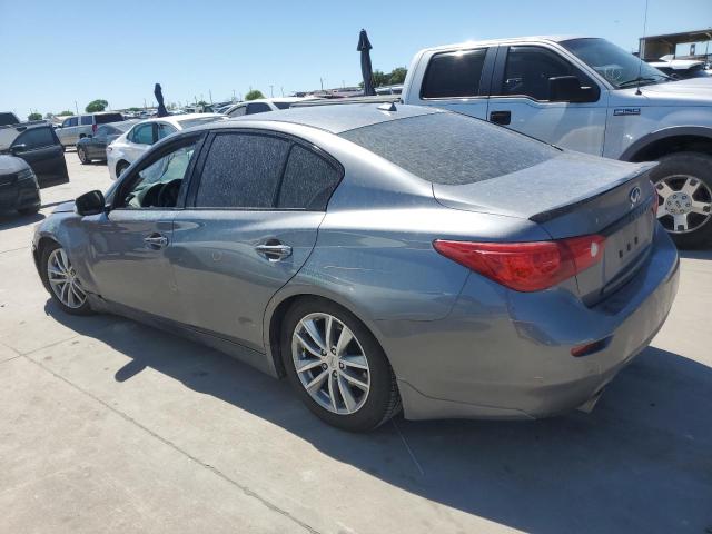 JN1BV7ARXFM414374 - 2015 INFINITI Q50 BASE GRAY photo 2