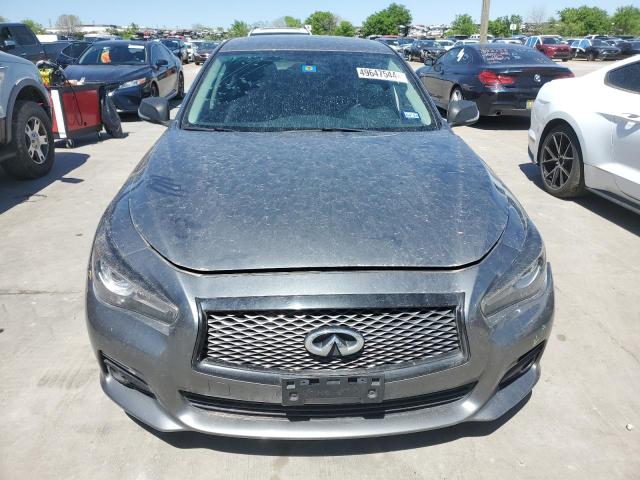 JN1BV7ARXFM414374 - 2015 INFINITI Q50 BASE GRAY photo 5