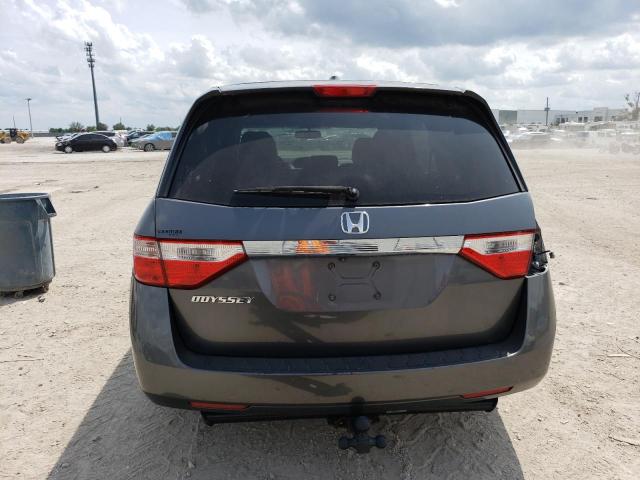 5FNRL5H69CB090047 - 2012 HONDA ODYSSEY EXL GRAY photo 6