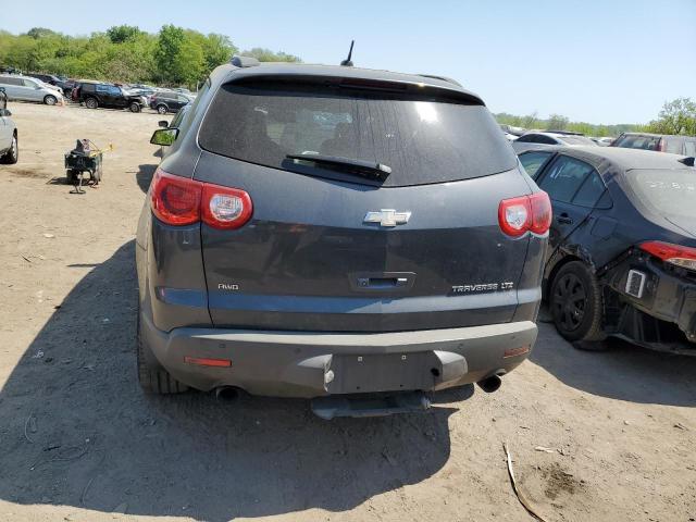 1GNKVLED3CJ279408 - 2012 CHEVROLET TRAVERSE LTZ GRAY photo 6