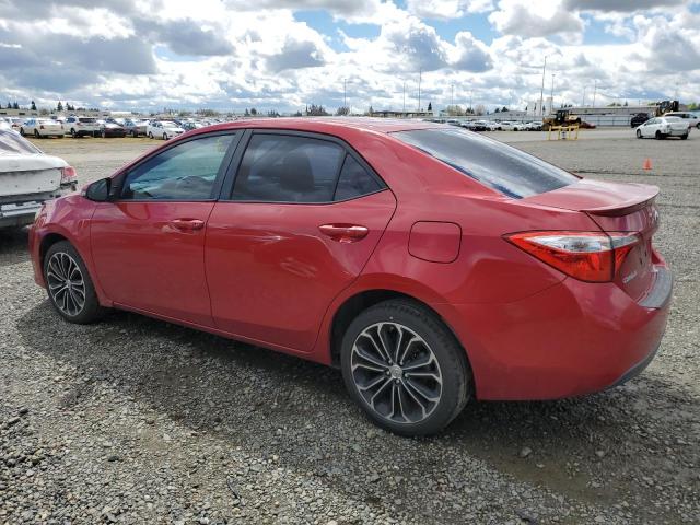 2T1BURHE0EC042070 - 2014 TOYOTA COROLLA L RED photo 2