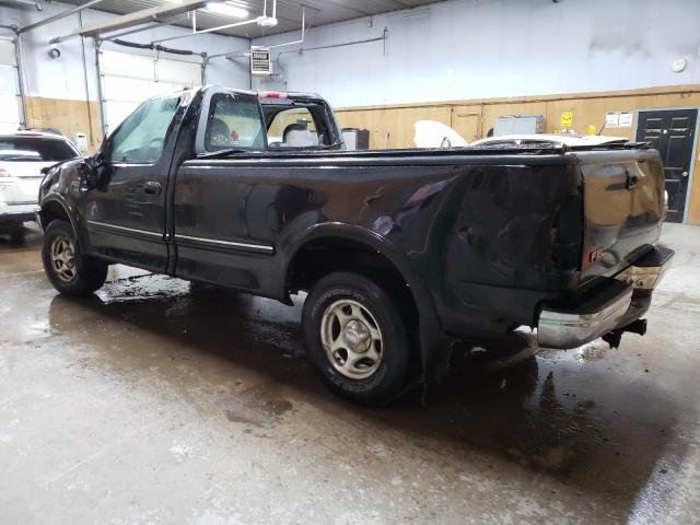 1FTRF18L4WKB08967 - 1998 FORD F150 BLACK photo 2