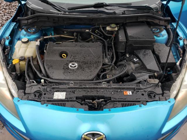 JM1BL1S69A1171767 - 2010 MAZDA 3 S BLUE photo 11