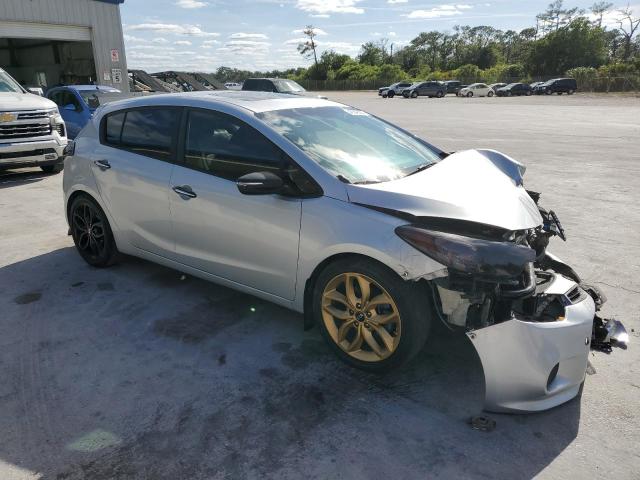 KNAFZ5A32F5363639 - 2015 KIA FORTE SX SILVER photo 4