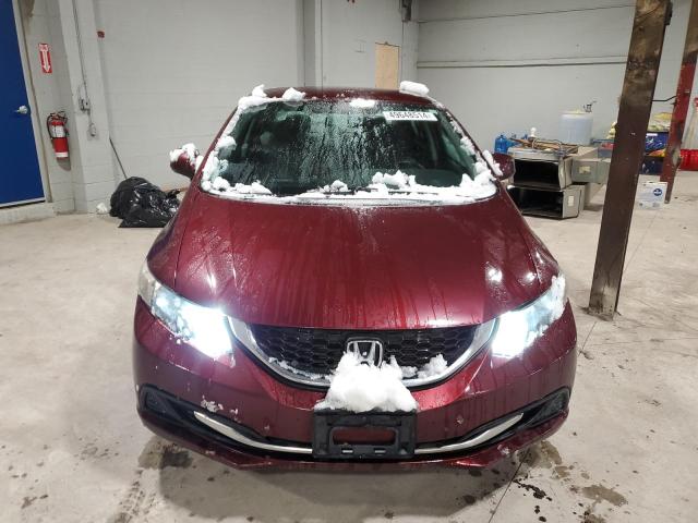 2HGFB2F41DH003650 - 2013 HONDA CIVIC LX BURGUNDY photo 5