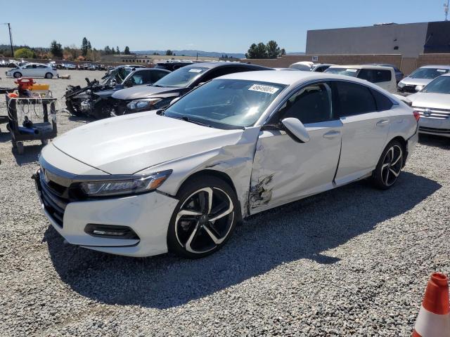 1HGCV1F32KA110939 - 2019 HONDA ACCORD SPORT WHITE photo 1