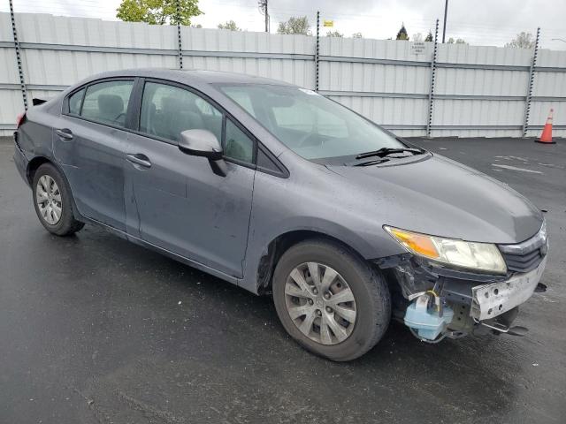 19XFB2F53CE332593 - 2012 HONDA CIVIC LX GRAY photo 4