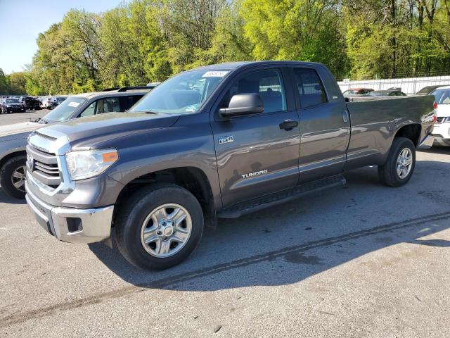 5TFCY5F14FX018049 - 2015 TOYOTA TUNDRA DOUBLE CAB SR/SR5 GRAY photo 1