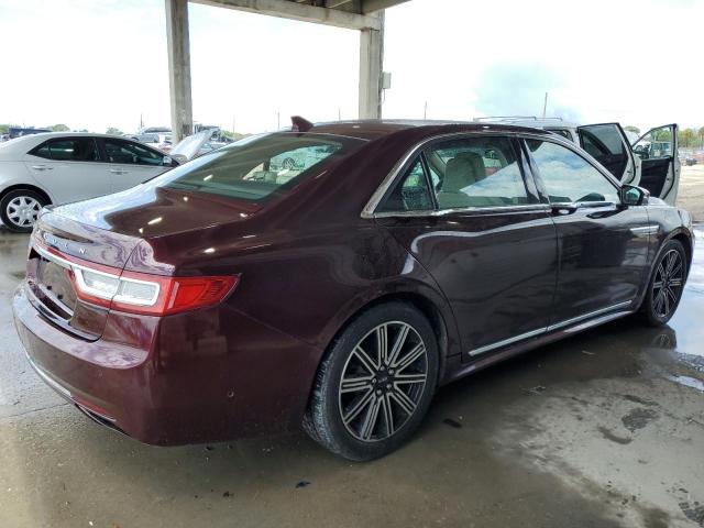 1LN6L9NP5J5609502 - 2018 LINCOLN CONTINENTA RESERVE BURGUNDY photo 3