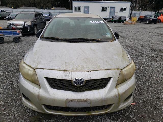 1NXBU4EE3AZ290703 - 2010 TOYOTA COROLLA BASE SILVER photo 5