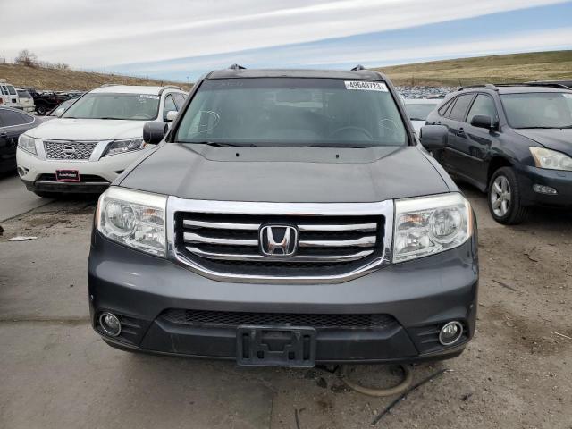 5FNYF3H90DB037188 - 2013 HONDA PILOT TOURING GRAY photo 5