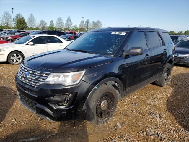 1FM5K8AT6HGA71273 - 2017 FORD EXPLORER POLICE INTERCEPTOR BLACK photo 1