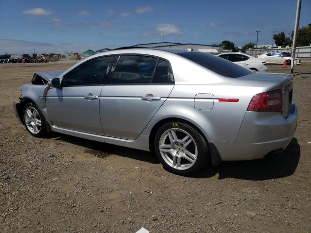 19UUA66287A043713 - 2007 ACURA TL SILVER photo 2