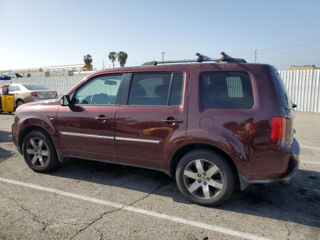 5FNYF3H99CB007945 - 2012 HONDA PILOT TOURING BURGUNDY photo 2