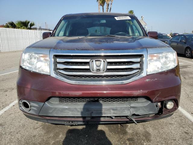 5FNYF3H99CB007945 - 2012 HONDA PILOT TOURING BURGUNDY photo 5