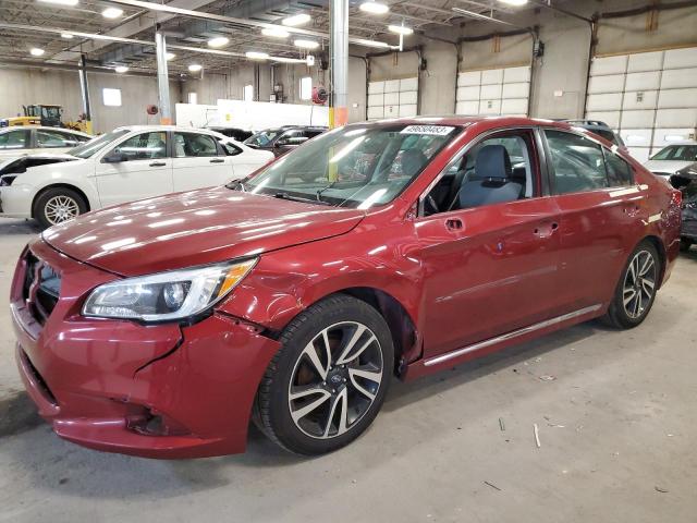 4S3BNAS69H3042145 - 2017 SUBARU LEGACY SPORT RED photo 1