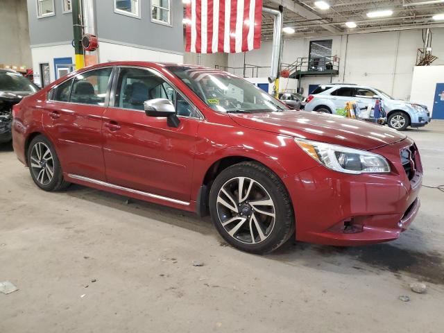 4S3BNAS69H3042145 - 2017 SUBARU LEGACY SPORT RED photo 4