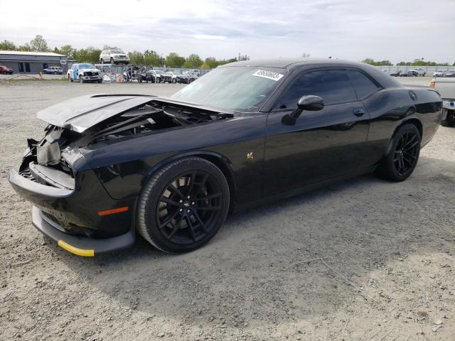 2C3CDZFJ8NH175173 - 2022 DODGE CHALLENGER R/T SCAT PACK BLACK photo 1