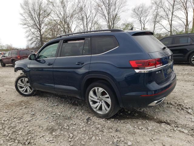 1V2HR2CA3MC582753 - 2021 VOLKSWAGEN ATLAS SE BLUE photo 2