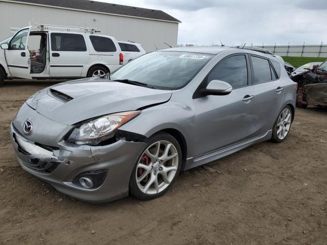 JM1BL1K35B1437342 - 2011 MAZDA SPEED 3 GRAY photo 1